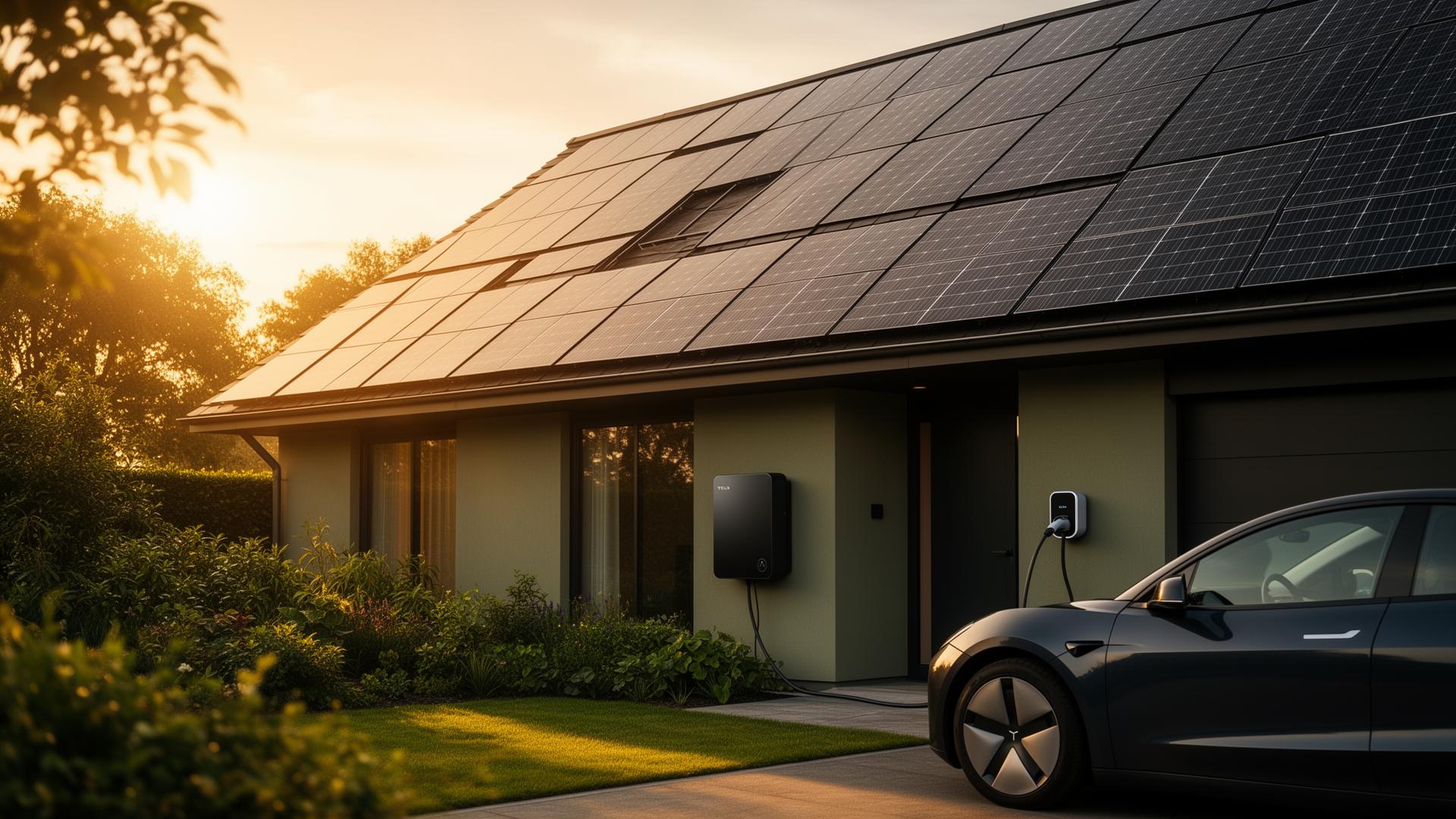 Moderne woning met zonnepanelen, warmtepomp en houtkachel Stijlhoeve